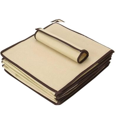Organizador Sapateira Dobravel Anti Poeira Grande Flexivel Com Ziper Vertical 6 Divisorias