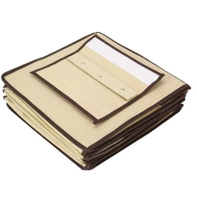 Organizador Sapateira Dobravel Anti Poeira Grande Flexivel Com Ziper Vertical 6 Divisorias