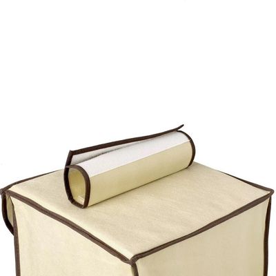 Organizador Sapateira Dobravel Anti Poeira Grande Flexivel Com Ziper Vertical 6 Divisorias