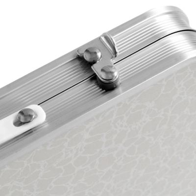 Mesa Notebook Vira Maleta Suporte Estudo Laptop Dobravel De Aluminio Com Tampo Mdf Cama Camping Sofa Portatil