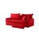 Sofá Madri Cama Retrátil E Reclinável 200cm - Vermelho