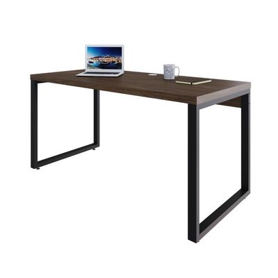 Mesa Diretor 150x70x75cm Yon - Nogueira-est.preta Nogueira-est.preta
