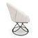 Kit 2 Poltronas Luxo Alana Bouclê Bege Base Luxo Preto - Pallazio