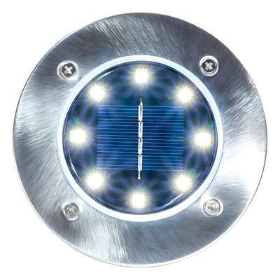 Conjunto 4 Spots de Jardim Iluminação Solar