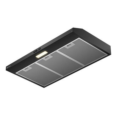 Depurador de Ar Electrolux 80cm Preto Alto Poder de Sucção, Painel Touch e Luz LED (DE8TB) Bivolt