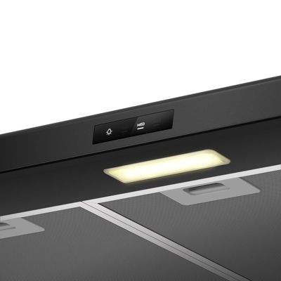 Depurador de Ar Electrolux 80cm Preto Alto Poder de Sucção, Painel Touch e Luz LED (DE8TB) Bivolt