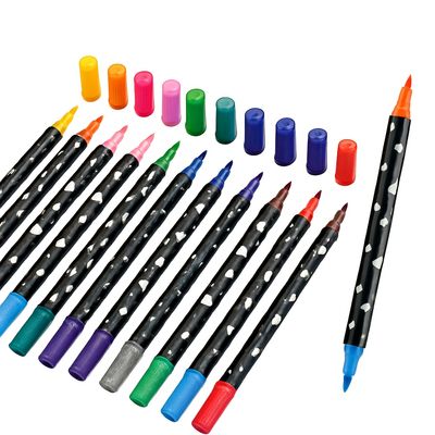 Canetas para Colorir com Glitter 48 Cores