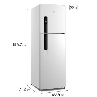 Geladeira Electrolux Frost Free 400L AutoSense Inverter Duplex Branca (IF44) 127V