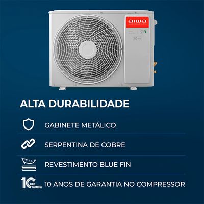 Ar Condicionado AIWA Split High Wall High Inverter 18.000 BTUs Frio AWS-AC-18F 220V 220V