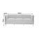 Sofa Le Corbusier 3 Lugares Inox Em Couro Natural Branco