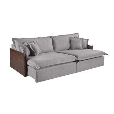 Sofá Martins M-160 Linho 2 Módulos De 80cm Estofados Martins Linho Cinza