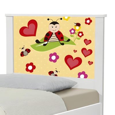 Cama Juvenil Zap Com Cabeceira Joaninha