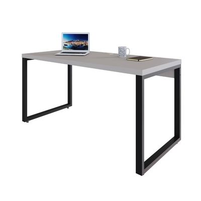 Mesa Diretor 150x70x75cm Yon - Off White-est.preta Off White-est.preta