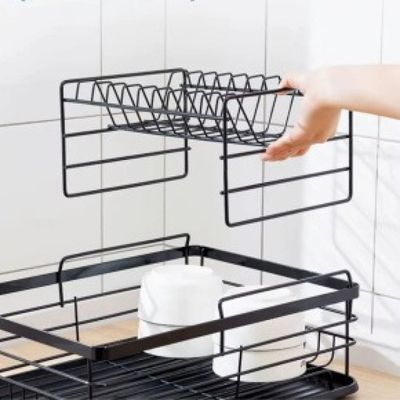 Escorredor de Louças 2 Andares TopChef - Organização Completa com Bandeja Coletora