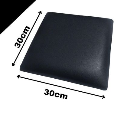 Assento Estofado Para Banquetas E Cadeiras Em Corino Premium 4 Unidades preto