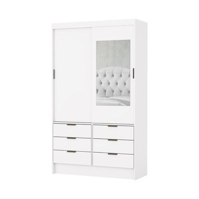 Guarda Roupa 6 Gavetas 1 Espelho Sunset-grand Line