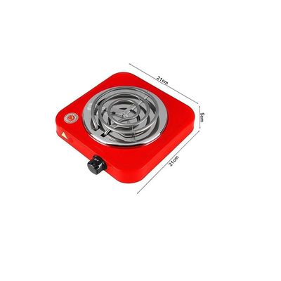 Fogão Fogareiro Elétrico Portátil 220V 1 Boca Compacto, Prático E Para Cozinhar Em Qualquer Lugar - vermelho