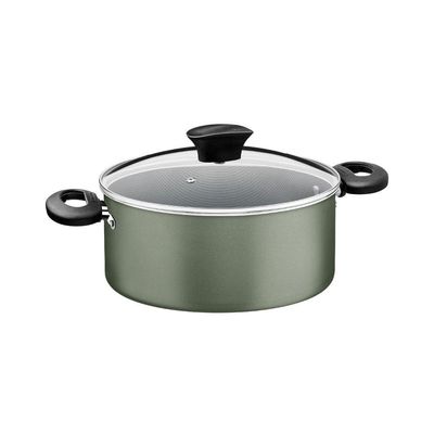 Jogo De Panelas Tramontina Michigan Em Alumínio Starflon Max 5 Peças Verde Oliva