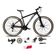Bicicleta Aro 29 Absolute Nero 5 Alumínio 2x9 Freios Hidráulicos K7 Garfo Com Trava 18v Preto 23