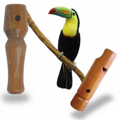 Apito Inhambu Açu Modelo 03 + Apito Chama Tucano