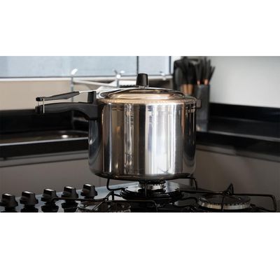 Panela de Pressão 4,5 Litros Aluminio Polido Real