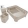 Kit 3 Utensílios Escorredor Talher Porta Detergente