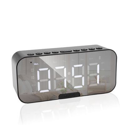 Relogio Despertador Digital Caixa Som Bluetooth