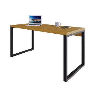 Mesa Diretor 150x70x75cm Yon - Acácia Mel-est.preta Acácia Mel-est.preta