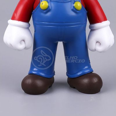 Boneco Action Figure Mario Articulado Colecionável Grande Super Size 23cm - Super Mario World