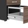 Arquivo De Escritório Em Madeira 4 Gavetas Pe40 Preto-walnut