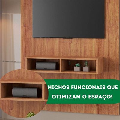 Painel Para Tv Byte Mel - Viero