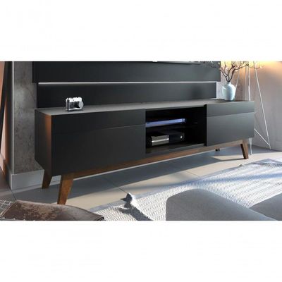 Rack Classic 2g 1.8 Preto - Imcal Móveis