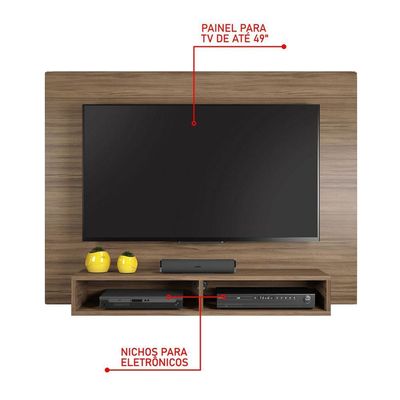 Painel Para Tv Eros Nogal - Notável