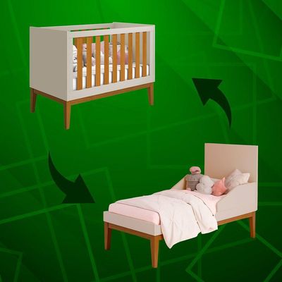 Berco Noah Classic Areia Fosco Com Savana - Moveisaqui