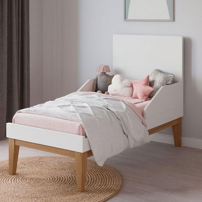 Berco Noah Classic Branco Fosco Com Savana - Moveisaqui