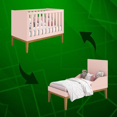 Berco Noah Classic Rosa Fosco - Moveisaqui