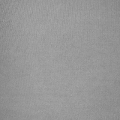 Sofá 03 Lugares Suede Cinza Pés Chanfrado Castanho