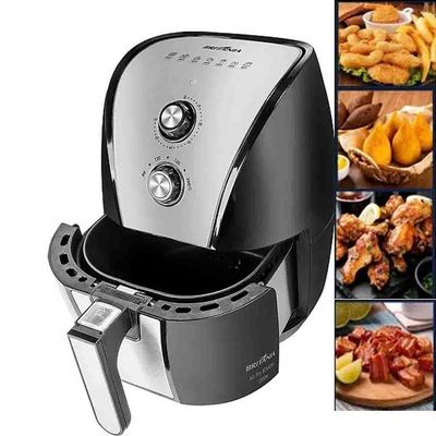 Fritadeira Eletrica Sem Oleo Air Fryer Britânia 5 Litros Bfr40 Preto 220V
