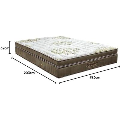Colchão Gold Super King Ultra Gel 193x203x32cm - 1041691569 - Ortobom