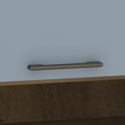 Armário Aéreo Ponte Modulado 165cm Delphi Avelã/grey L01 - Mpozenato