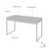 Mesa Office 135x60x75cm C-02 Gavetas Kuadra Snow - Est.branca