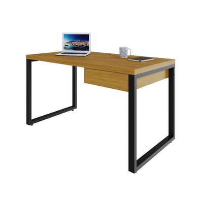 Mesa Operacional C-01gav. 135x70x75cm Yon - Acácia Mel-est.preta Acácia Mel-est.preta