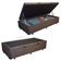 Cama Box Baú Solteiro Suede Mega Cama Marrom 88x188x45cm
