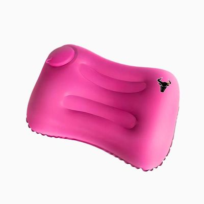 Travesseiro Almofada De Viagem Inflável E Portátil -travesseiro Inflável Ergonômico Para Alívio E Praticidade (rosa)