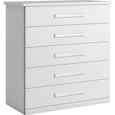 Cômoda Para Quarto 5 Gavetas Toronto Bianchi