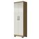 Armário Multiuso 2 Portas New 2000192 Atacama Off White Com Pés Preto - Aramóveis