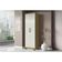 Armário Multiuso 2 Portas New 2000192 Atacama Off White Com Pés Preto - Aramóveis