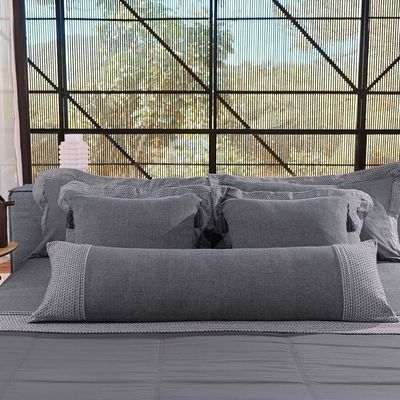 Jogo De Cama King Altenburg Haus Chambray De Algodão Spectro Cinza