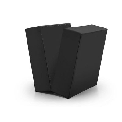 Cama Box Solteiro Base Dobrável para Colchão 88X188CM Estrutura Madeira Preto