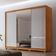 Guarda Roupa Casal Connor Mdf 3 Portas 4 Gavetas Com Espelho Naturalle/off White